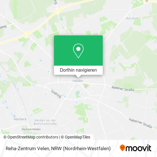 Reha-Zentrum Velen Karte