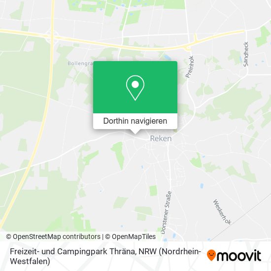 Freizeit- und Campingpark Thräna Karte