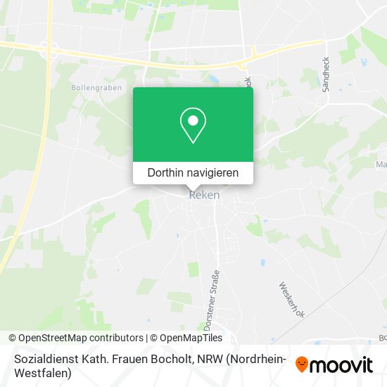 Sozialdienst Kath. Frauen Bocholt Karte