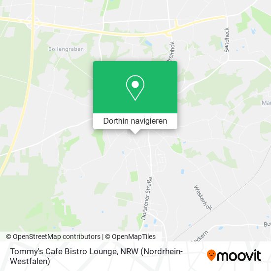 Tommy's Cafe Bistro Lounge Karte