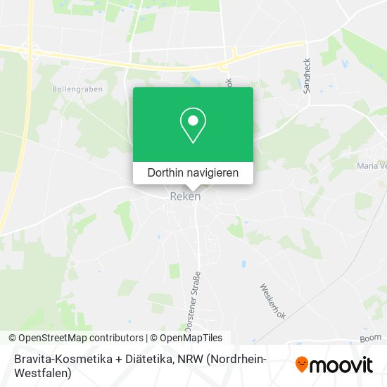 Bravita-Kosmetika + Diätetika Karte