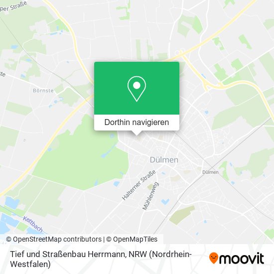 Tief und Straßenbau Herrmann Karte