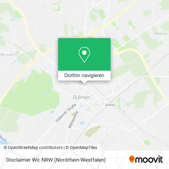 Disclaimer Wir Karte