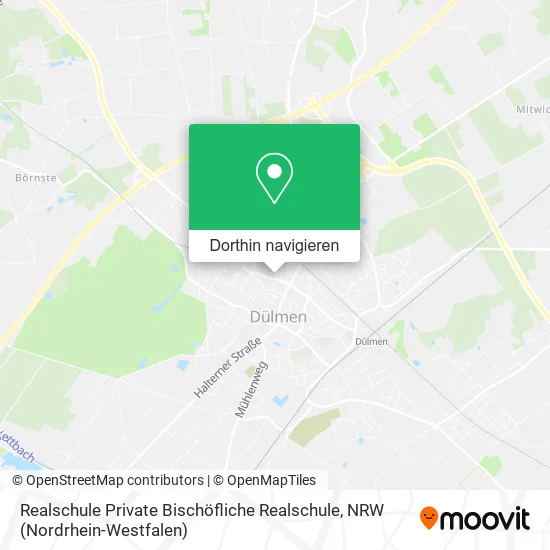 Realschule Private Bischöfliche Realschule Karte