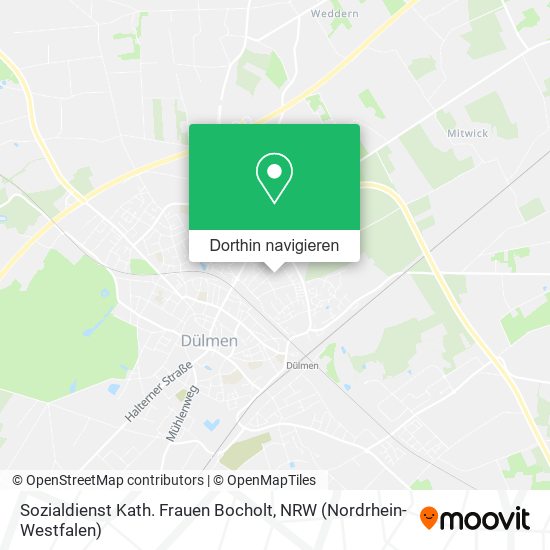 Sozialdienst Kath. Frauen Bocholt Karte