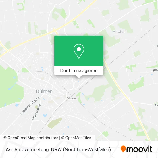 Asr Autovermietung Karte