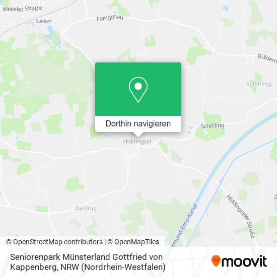 Seniorenpark Münsterland Gottfried von Kappenberg Karte