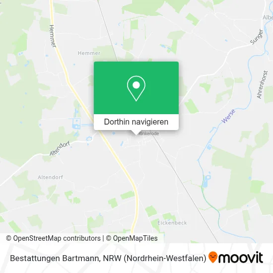 Bestattungen Bartmann Karte