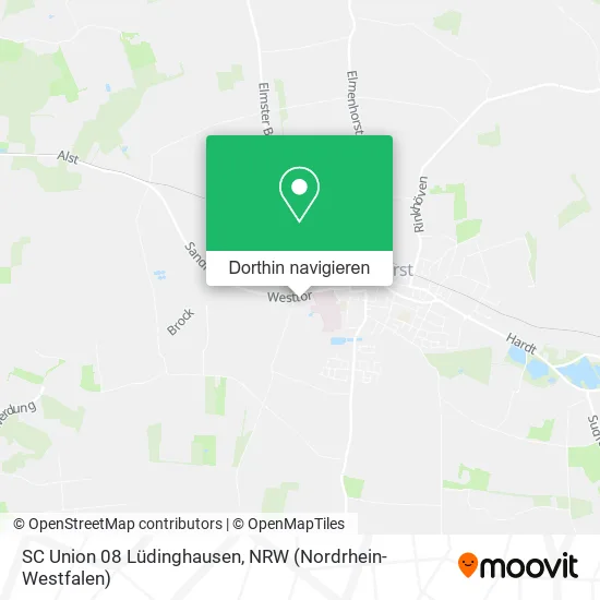 SC Union 08 Lüdinghausen Karte