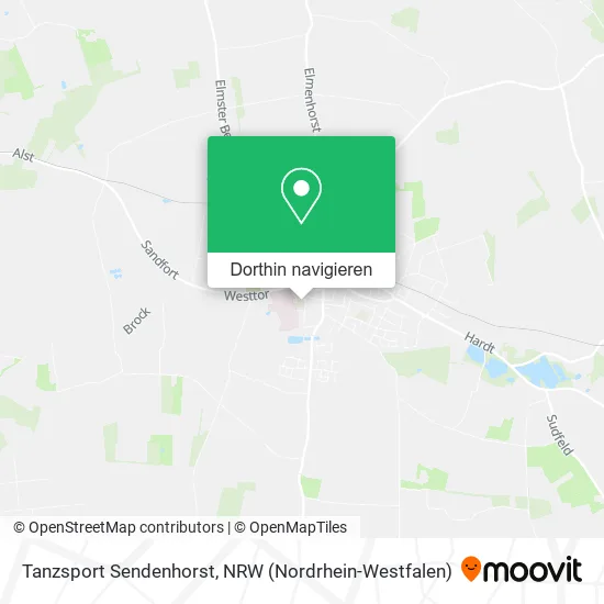 Tanzsport Sendenhorst Karte