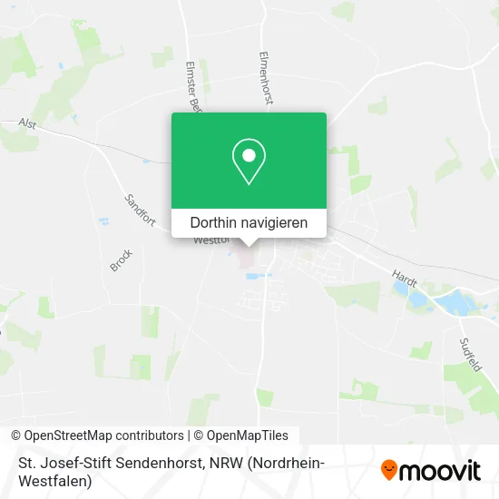 St. Josef-Stift Sendenhorst Karte