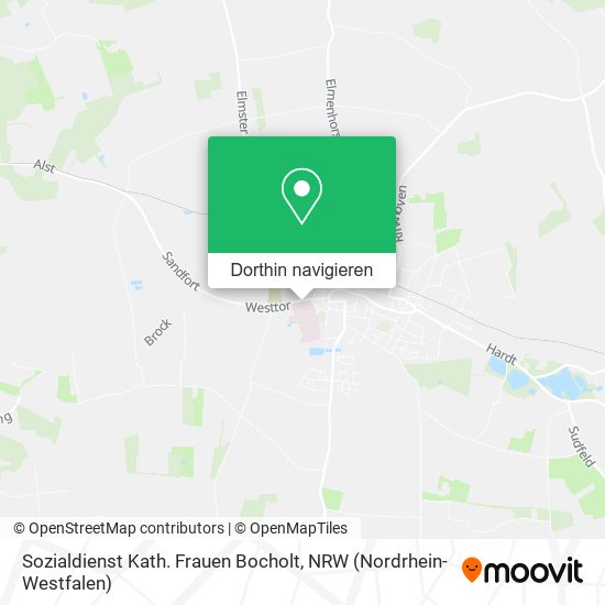 Sozialdienst Kath. Frauen Bocholt Karte
