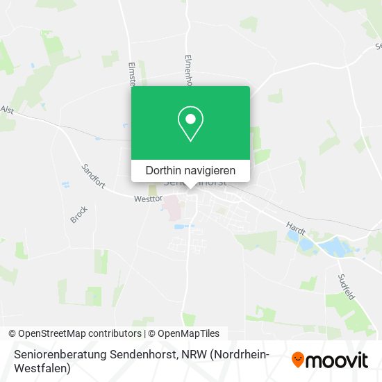 Seniorenberatung Sendenhorst Karte