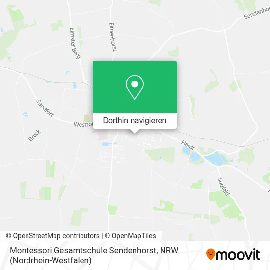 Montessori Gesamtschule Sendenhorst Karte