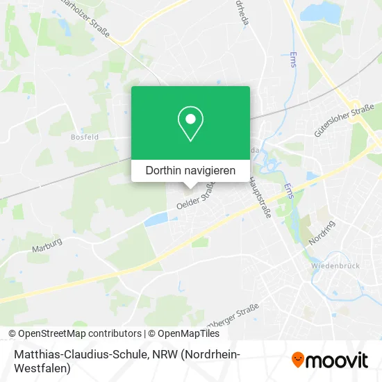 Matthias-Claudius-Schule Karte