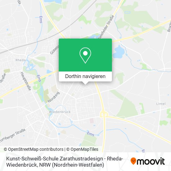 Kunst-Schweiß-Schule Zarathustradesign - Rheda-Wiedenbrück Karte