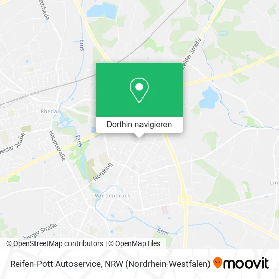 Reifen-Pott Autoservice Karte