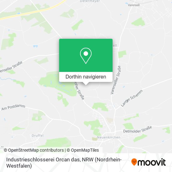Industrieschlosserei Orcan das Karte