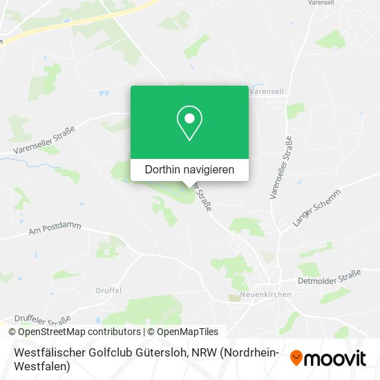Westfälischer Golfclub Gütersloh Karte