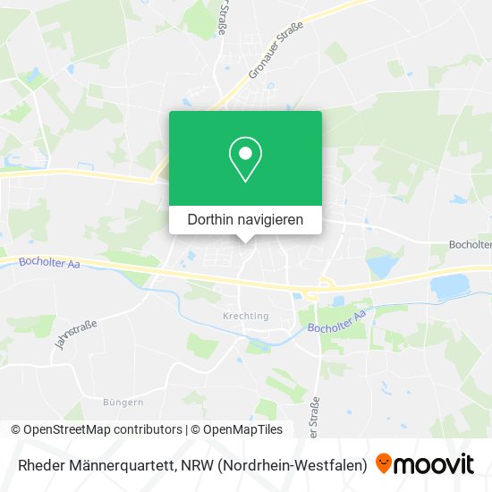 Rheder Männerquartett Karte