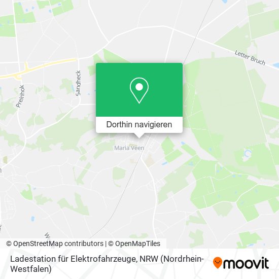 Ladestation für Elektrofahrzeuge Karte