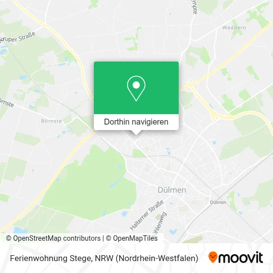 Ferienwohnung Stege Karte