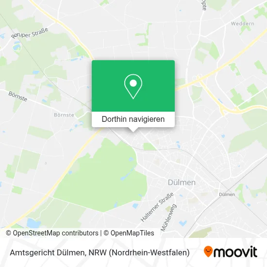 Amtsgericht Dülmen Karte