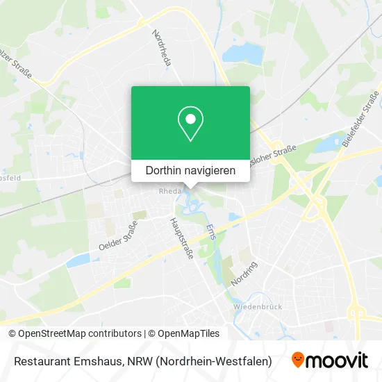 Restaurant Emshaus Karte