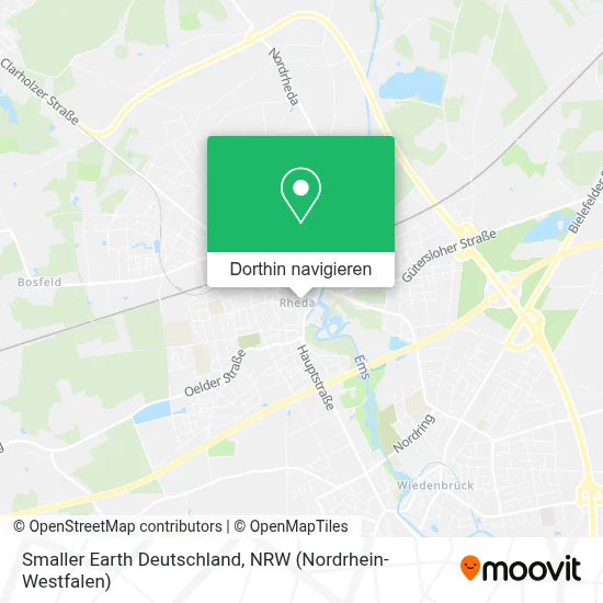 Smaller Earth Deutschland Karte