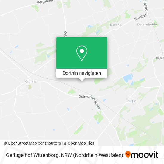Geflügelhof Wittenborg Karte