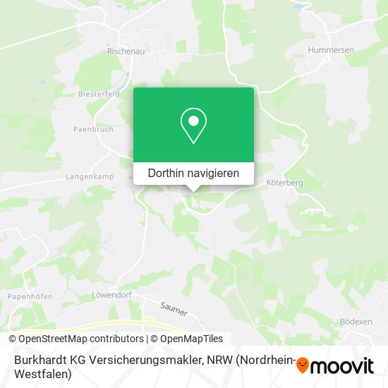Burkhardt KG Versicherungsmakler Karte