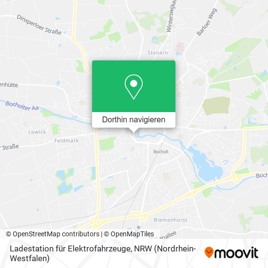 Ladestation für Elektrofahrzeuge Karte