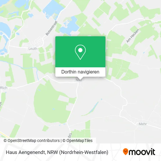 Haus Aengenendt Karte