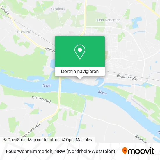 Feuerwehr Emmerich Karte