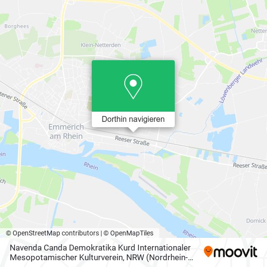 Navenda Canda Demokratika Kurd Internationaler Mesopotamischer Kulturverein Karte