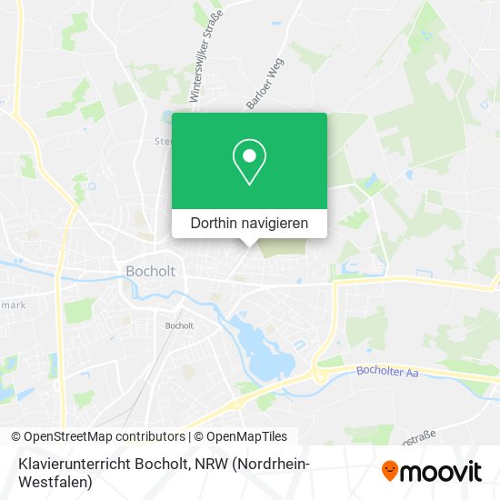 Klavierunterricht Bocholt Karte
