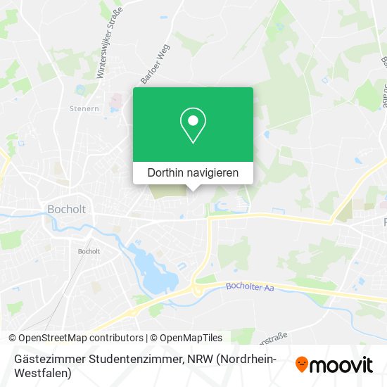 Gästezimmer Studentenzimmer Karte