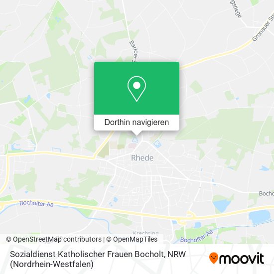 Sozialdienst Katholischer Frauen Bocholt Karte