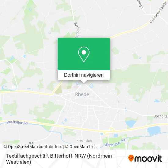 Textilfachgeschäft Bitterhoff Karte