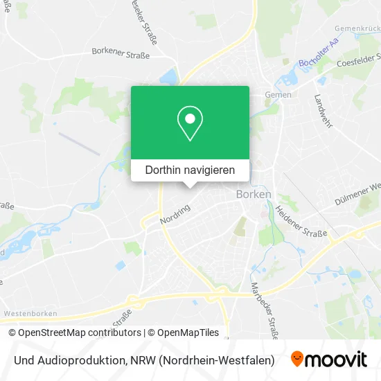 Und Audioproduktion Karte