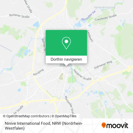 Ninive International Food Karte