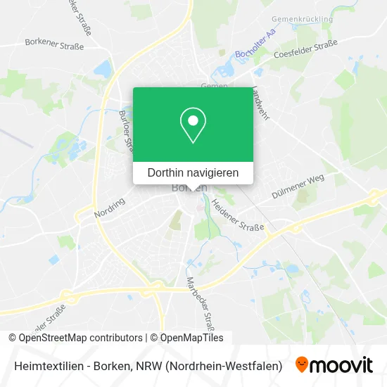 Heimtextilien - Borken Karte