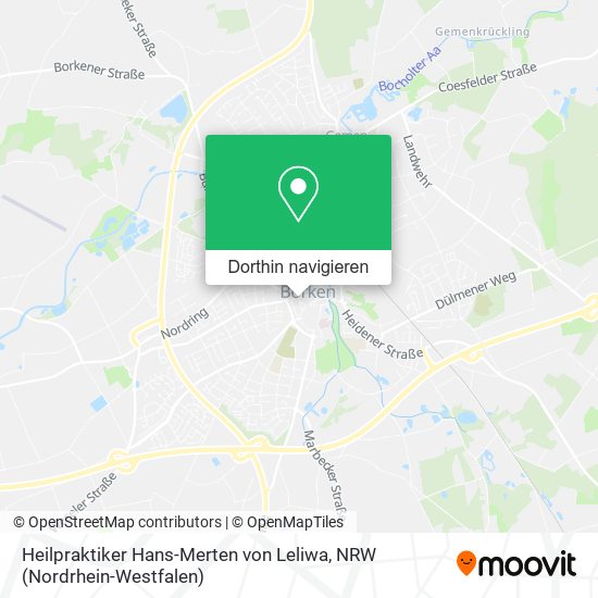Heilpraktiker Hans-Merten von Leliwa Karte