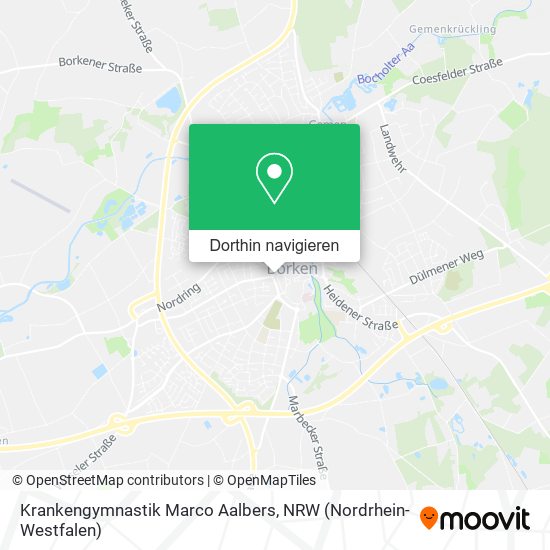Krankengymnastik Marco Aalbers Karte
