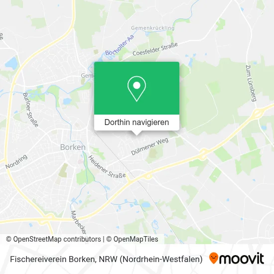 Fischereiverein Borken Karte