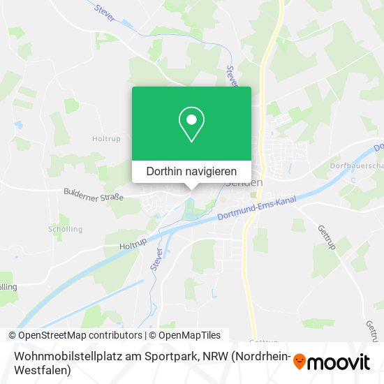 Wohnmobilstellplatz am Sportpark Karte