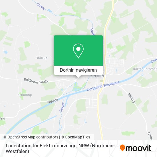 Ladestation für Elektrofahrzeuge Karte