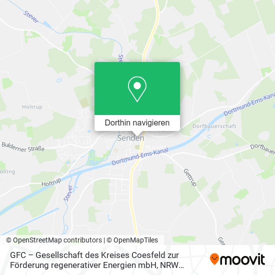 GFC – Gesellschaft des Kreises Coesfeld zur Förderung regenerativer Energien mbH Karte