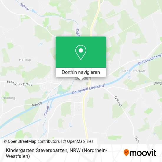 Kindergarten Steverspatzen Karte