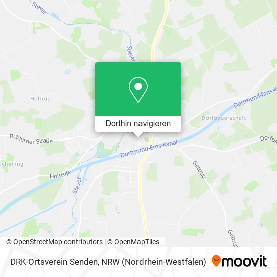 DRK-Ortsverein Senden Karte